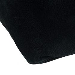 Pre Owned Fendi Black Soft Leather Mama Forever Shoulder Bag