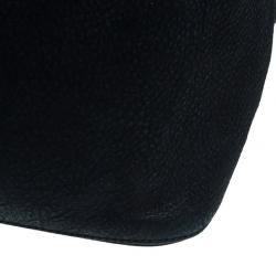 Pre Owned Fendi Black Soft Leather Mama Forever Shoulder Bag