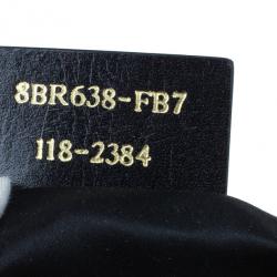 Pre Owned Fendi Black Soft Leather Mama Forever Shoulder Bag