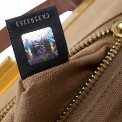 Pre Owned Fendi Metallic Pink Selleria Leather Large Peekaboo Top Handle Bag