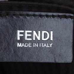 Pre Owned Fendi Brown Leather 2Jours Elite Shopper