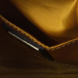 Pre Owned حقيبة كلتش فندي ساتان سوداء