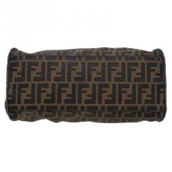 Pre Owned Fendi Brown Zucca Canvas Chef De Jour Bag