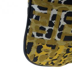 Pre Owned Fendi Zucchino Oyster Small Hobo