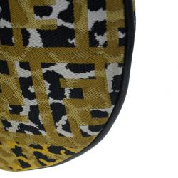 Pre Owned Fendi Zucchino Oyster Small Hobo