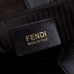 Pre Owned Fendi Bi Color Saffiano Leather 2Jours Tote