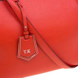 Pre Owned Fendi Orange Saffiano Leather 2Jours Tote