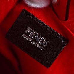 Pre Owned Fendi Orange Saffiano Leather 2Jours Tote