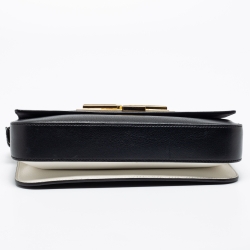 Pre Owned Fendi Black Leather 3Baguette Shoulder Bag