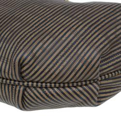 Pre Owned حقيبة فندي جلد بني إصدار محدود شيف شين لينك هوبو