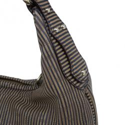 Pre Owned حقيبة فندي جلد بني إصدار محدود شيف شين لينك هوبو