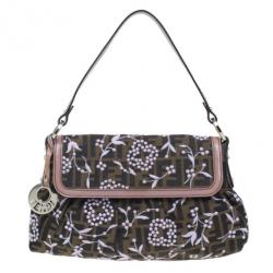 Pre Owned Fendi Limited Edition Zucca Borsa Embroidered Chef Bag