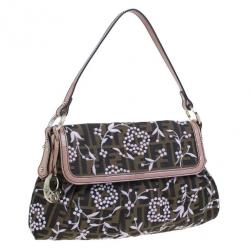 Pre Owned Fendi Limited Edition Zucca Borsa Embroidered Chef Bag