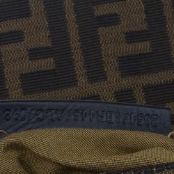 Pre Owned Fendi Limited Edition Zucca Borsa Embroidered Chef Bag