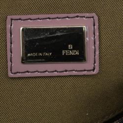 Pre Owned Fendi Limited Edition Zucca Borsa Embroidered Chef Bag