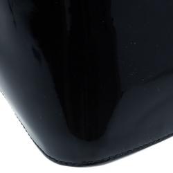 Pre Owned Fendi Black Patent Large Mamma Forever Flap Shoulder bag