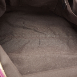 Pre Owned Fendi Purple Suede Medium Chains Tote