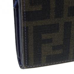 Pre Owned Fendi Zucca Canvas Continental Wallet