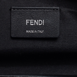 Pre Owned Fendi Black Leather F is Fendi Wallet on Chain