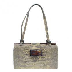 Fendi Lizard Box Bag