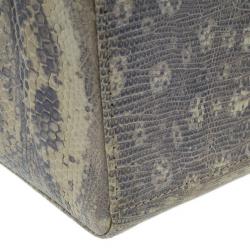 مملوكة مسبقًا حقيبة صندوق فندي جلد سحلية