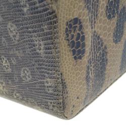 مملوكة مسبقًا حقيبة صندوق فندي جلد سحلية