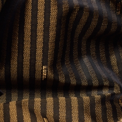 Pre Owned Fendi Tobacco Zucca Canvas Zip Pouch