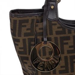 Pre Owned Fendi Zucca Chef Shopper Tote
