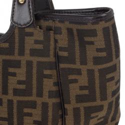 Pre Owned Fendi Zucca Chef Shopper Tote