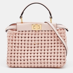 FENDI-Leather-Micro-Peekaboo-2Way-Bag-Hand-Bag-Pink-8M0355 – dct-ep_vintage  luxury Store