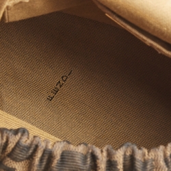 Pre Owned Fendi Tobacco Zucca Canvas and Leather Small Magic Satchel