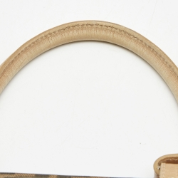 Pre Owned Fendi Tobacco Zucca Canvas and Leather Small Magic Satchel