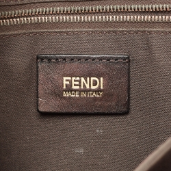 Pre Owned Fendi Brown Zucca Canvas Large Forever Tote