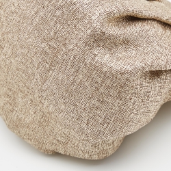 Pre Owned Fendi Gold Speckled Leather Mini Chef Bag