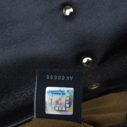 Pre Owned Fendi Tobacco Zucca Canvas Medium Magic Bag