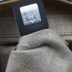 مملوكة مسبقًا Fendi Brown Canvas and Leather Large Pequin Hobo