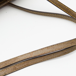 مملوكة مسبقًا Fendi Brown Zucca Coated Canvas and Leather Roll Tote