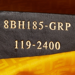 مملوكة مسبقًا Fendi Brown Zucca Coated Canvas and Leather Roll Tote