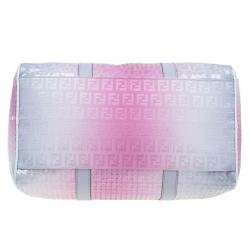 Pre Owned Fendi Pink Sequinned Forever Boston