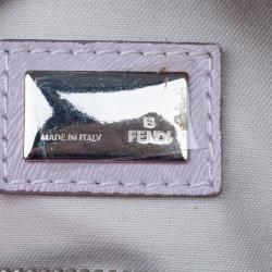 Pre Owned Fendi Pink Sequinned Forever Boston