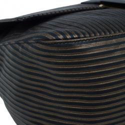 مملوكة مسبقًا Fendi Black Leather Forever Mama Shoulder Bag