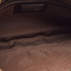 Fendi Brown Zucca Canvas And Leather Baguette Bag