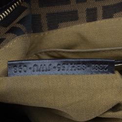 Pre Owned Fendi Brown Zucca Canvas Chef Shopper Tote