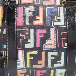 Pre Owned حقيبة فندي بوسطن بوليتو فوريفر كانفاس بنية/ ميتالك