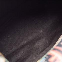 Pre Owned حقيبة فندي بوسطن بوليتو فوريفر كانفاس بنية/ ميتالك