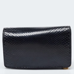 Pre Owned محفظة فندي تيوب جلد وردية زاهية  بسلسلة