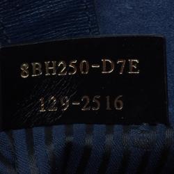 مملوكة مسبقًا Fendi Navy Blue Calfskin Regular 2Jours Tote