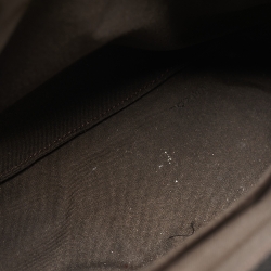 Pre Owned Fendi Black Patent Leather and Canvas B Shoulder Bag