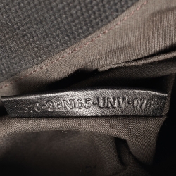 Pre Owned Fendi Black Patent Leather and Canvas B Shoulder Bag