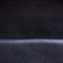 Pre Owned Fendi Black Patent Leather Fendilicious Wallet On Chain